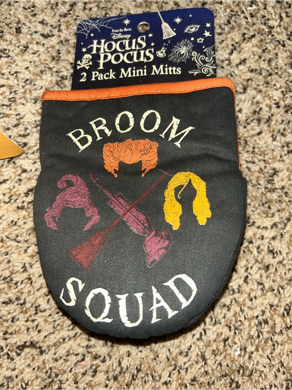 Disney Hocus Pocus Halloween Oven Mitts
